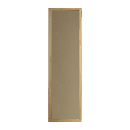 Med karm i Al Bastufönster Rökgrått glas, 5 x 19