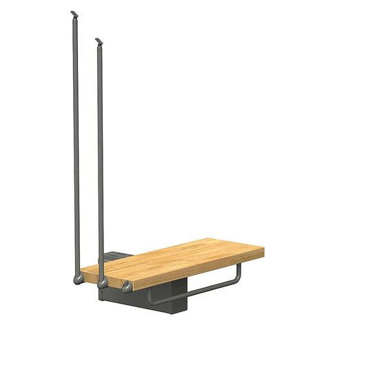 Fontanot trappa OAK 90 Barnsäkerhetspinnar Mörkgrå, 70 cm, 298-372 cm