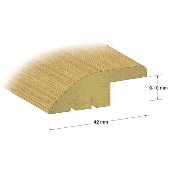 NIVÅLIST NATUR EK 2000X42X9-10