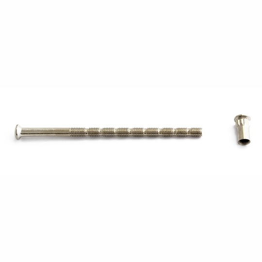 SKRUV MED HYLSMUTTER M5 4-90-8 90MM NICKEL