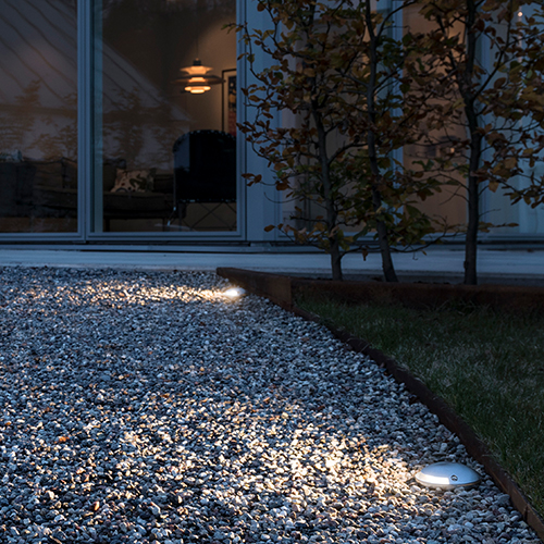 Markspotlights Konstsmide LED Silver
