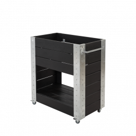 Blomlåda med hylla Cubic PLUS