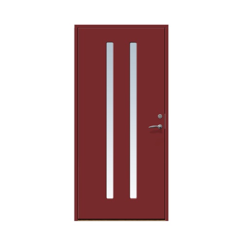 Enkeldörr till villa Oxie 10 x 20, Vänsterhängd, Röd