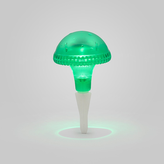 solcell LED Konstsmide Assisi svamp Grön