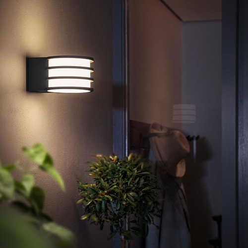 Vägglampa Philips Lucca Hue LED Mörkgrå