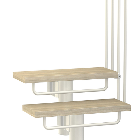 Fontanot trappa Spin R Barnsäkerhetspinnar 275-373 cm, Vit, 90 cm