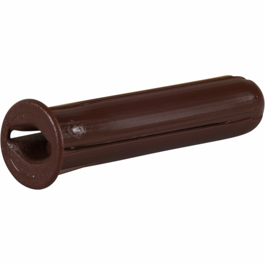 PLASTPLUGG BRUN 8X40MM 6ST