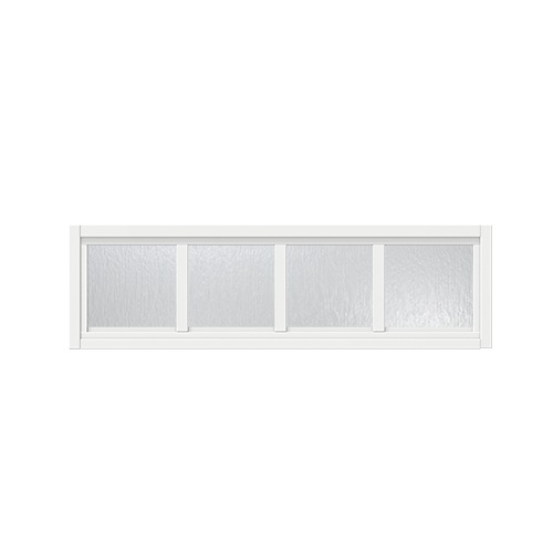 Överljus med spröjs Näs 15x4, Vit, Cotswoldglas