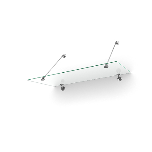 Entrétak Easy Collection - Tube Klarglas, Klarglas, 1500 mm