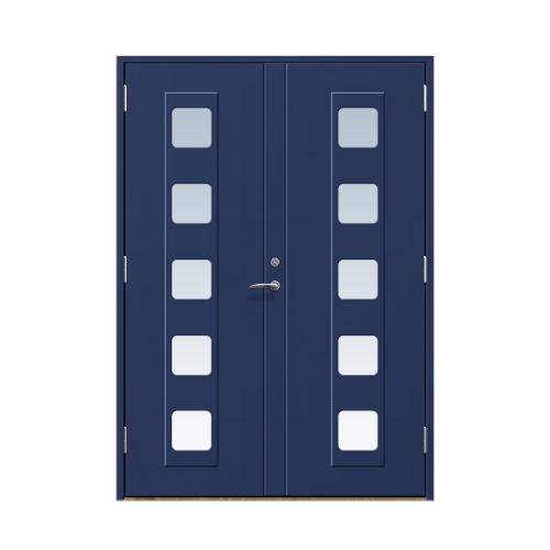 Entrédörr till villa Haga 15 x 21, Vänster gångdörr, Marinblå