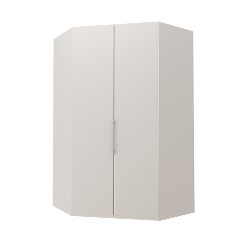 Walk-in Atlanta garderob 236 cm, Vit, Vit