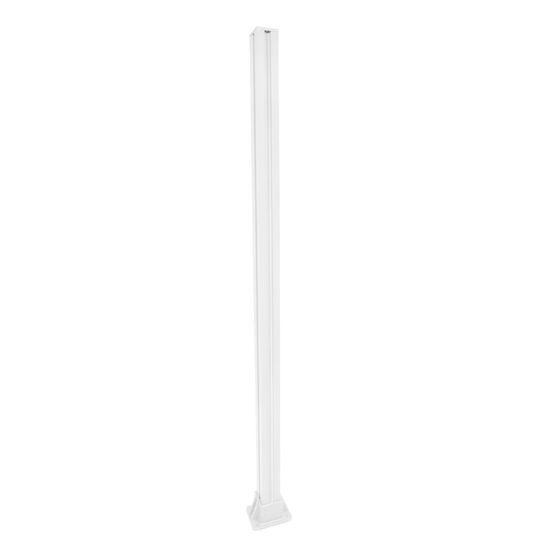 Till Jabo designskärmar Stolpe Vit, 1700x68x68 mm