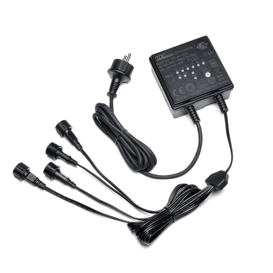 ljusrelä Konstsmide Trafo 12V/48W timer