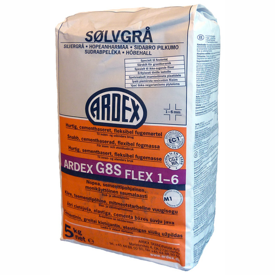 KAKELFOG G8S SILVERGRÅ 5KG