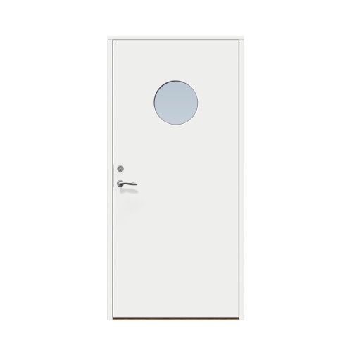 Enkeldörr till villa Solbacka 10 x 20, Högerhängd, Vit
