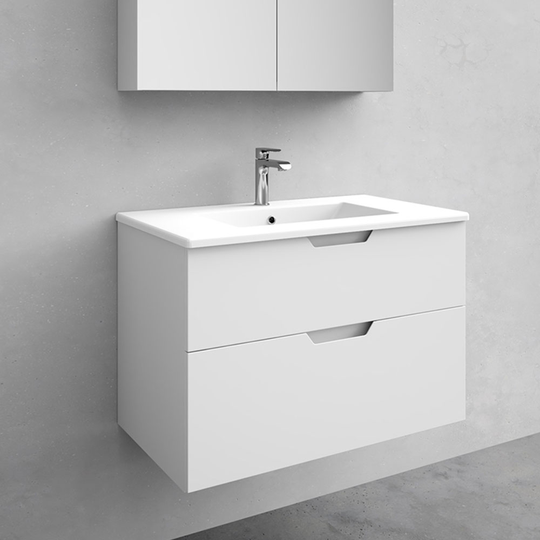 Kommod med tvättställ Noro Studio Vit 800 mm