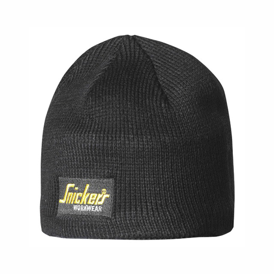 MÖSSA 9084 LOGO BEANIE SVART | Beijerbygg Byggmaterial