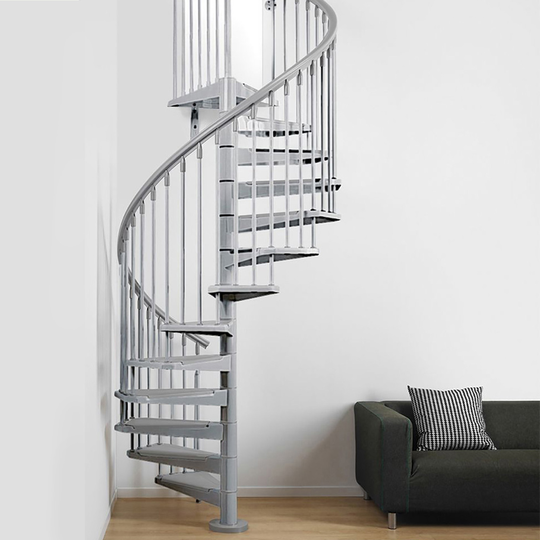 Fontanot spiraltrappa Spin S-T 030 - Trappa 294-329 cm, 140 cm, Grå
