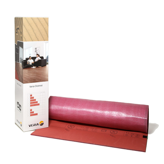 Golvvärmematta Veria Clickmat 55 W 2 m²