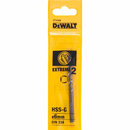 BORR HSS EXT2 6,0MM 1-PACK DT5048