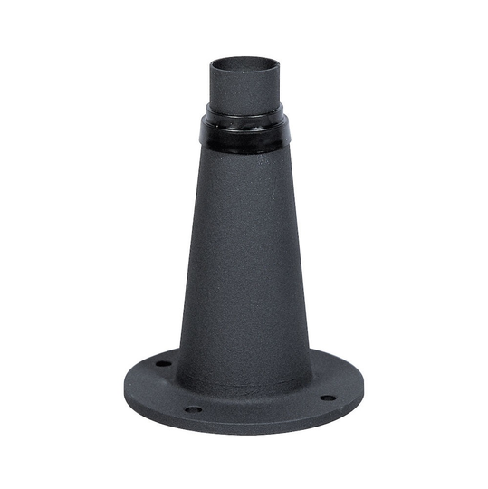 Junior 24,5 cm Konstsmide grindstolpsfäste Svart
