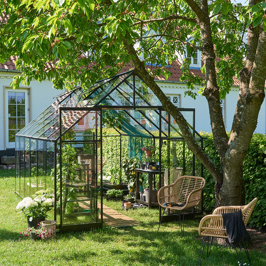 Växthus Qube + 9,9 m² 9,9 m²