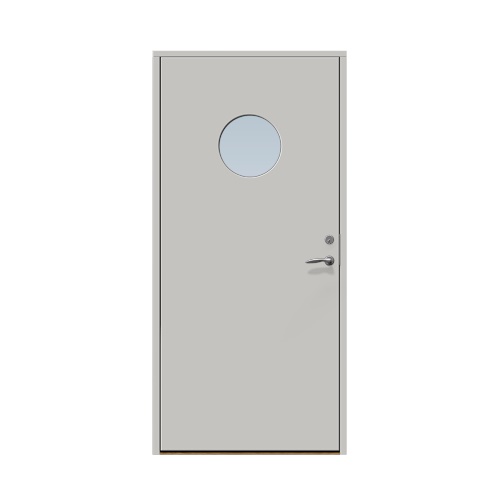 Enkeldörr till villa Solbacka 9 x 20, Vänsterhängd, Ljusgrå