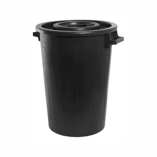 TUNNA MED LOCK SVART 75L | Beijerbygg Byggmaterial