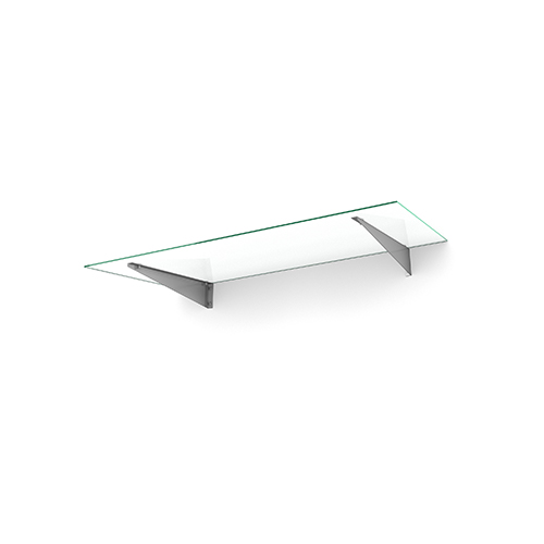 Entrétak Easy Collection - Flat Flat Rostfritt Stål, Flat Rostfritt Stål, Frostat glas