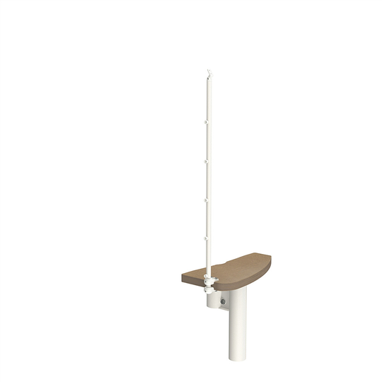 Fontanot Spin SP 010 A - Extra steg trapp Vit / Ljus alm