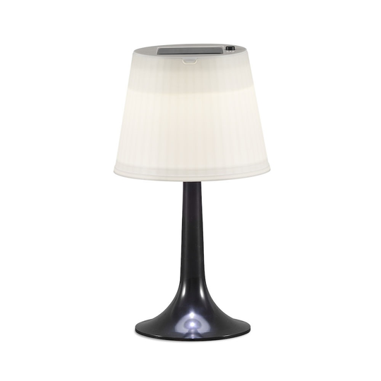 Solcell LED Konstsmide Assisi bordlampa Svart