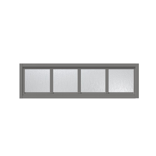 Överljus med spröjs Näs 14x5, Askgrå, Cotswoldglas