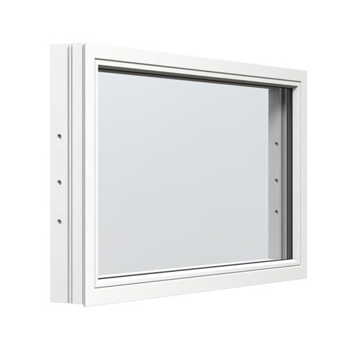 Fast fönster Energi Aluminium 9, 10, Vit