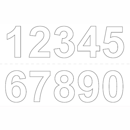 SIFFRA VINYL 0-9X2 VIT 50MM