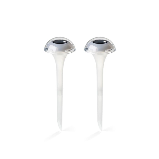 solcell jordspett RGB, 2 pack Konstsmide Assisi tefat