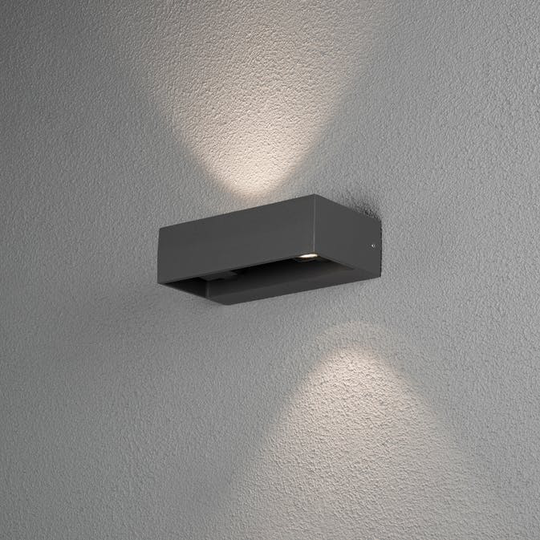 2x6W LED Konstsmide Monza vägglykta