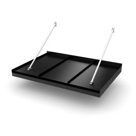 Entrétak Modern Flat Seamed Djup 1155mm Designtak