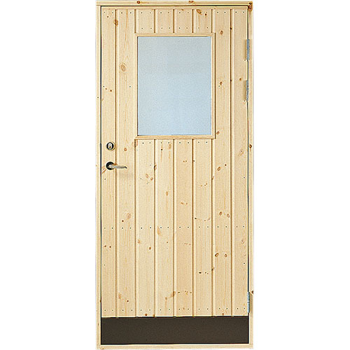 Dörr 18° panel Jabo Förrådsdörr Glas 9 x 20, Höger