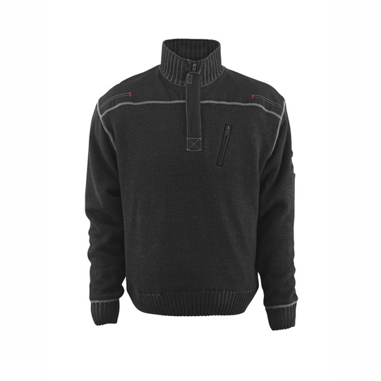 STICKAD TRÖJA NAXOS SVART 2XL | Beijerbygg Byggmaterial