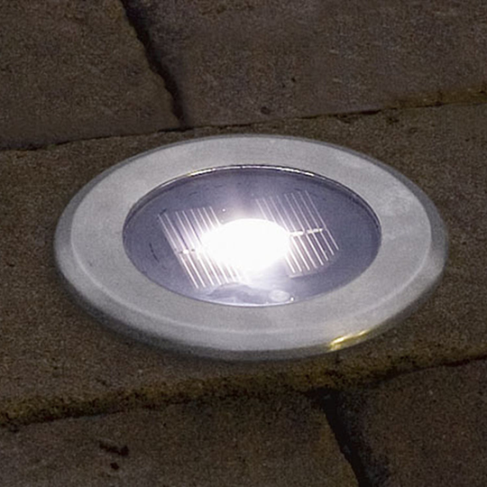 solcellslampa Batteri 2xAA Konstsmide Markspot LED solcells