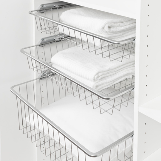 Pelly System Liten grundsats trådback 40, Silver