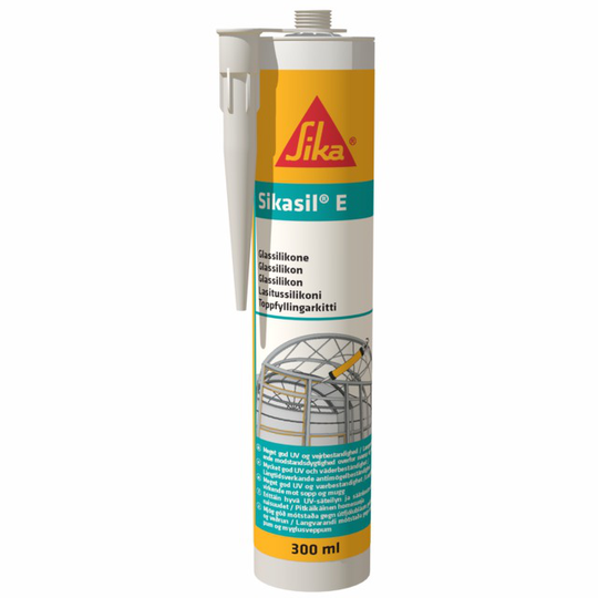 SIKASIL-E SVART 300ML