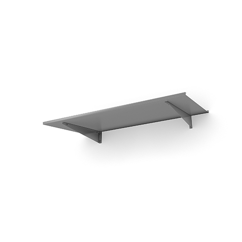 Entrétak Easy Collection - Flat Flat Rostfritt Stål, Flat Rostfritt Stål, Silver aluminium