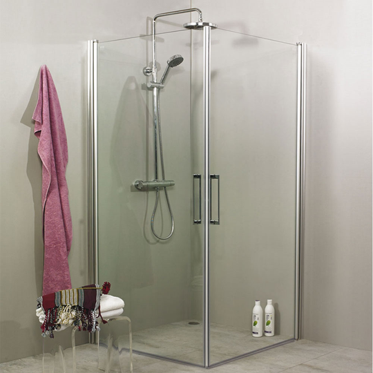 Duschvägg Noro Fix Trend Rak 800 x 900 mm , Klarglas