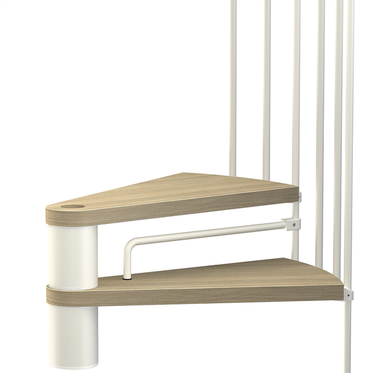Fontanot trappa Spin T, Q Barnsäkerhetspinnar 294-329 cm, 291-332 cm , Vit