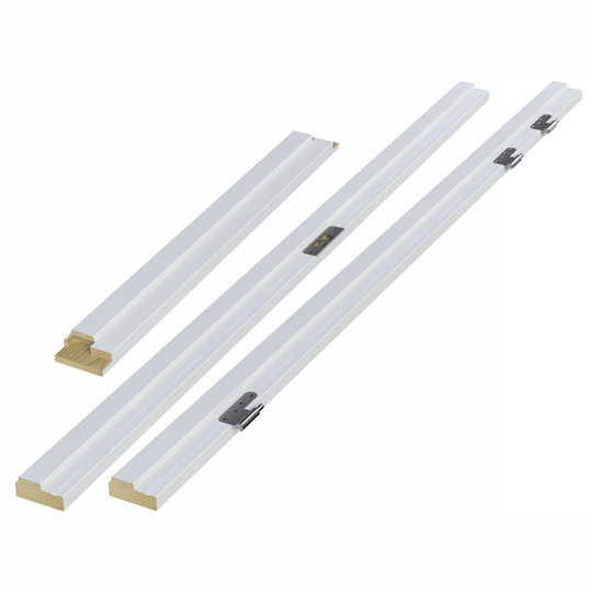 MASSIVKARM 93MM 10X21VÄNSTER VIT EI30