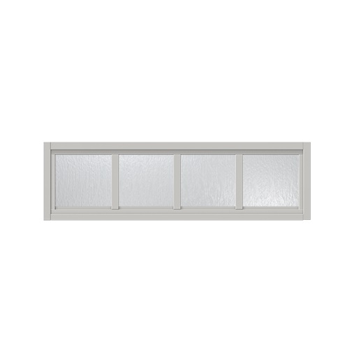 Överljus med spröjs Näs 14x3, Ljusgrå, Cotswoldglas