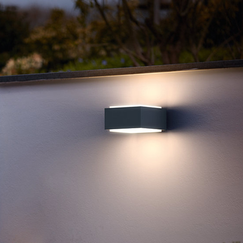 Vägglampa Philips Hedgehog E27 Mörkgrå