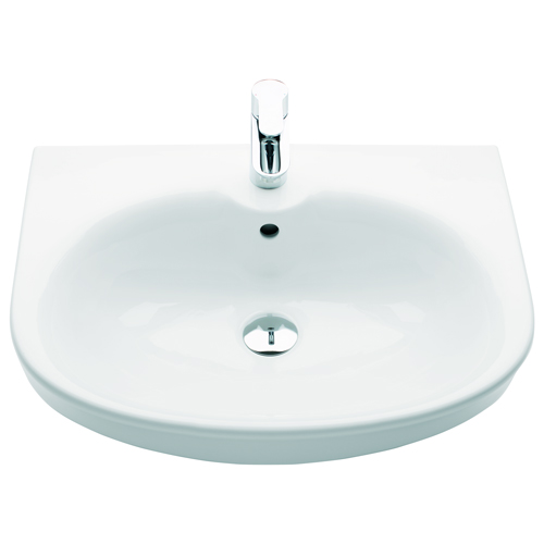 Fristående tvättställ IDO Glow 11166 600 mm, Vit