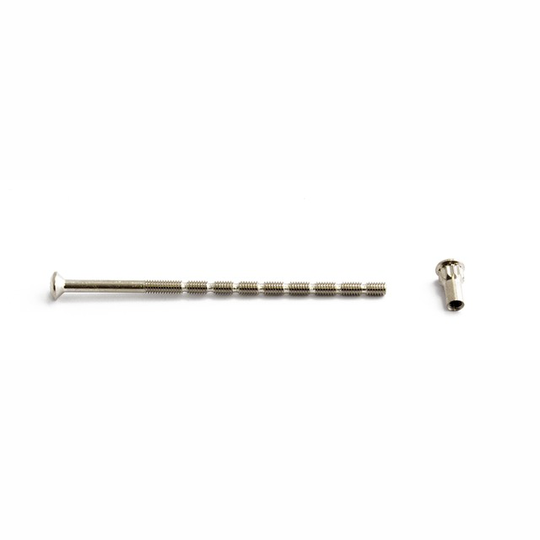 SKRUV MED HYLSMUTTER M4 9-90-7 90MM NICKEL
